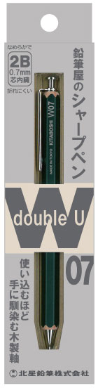 W07-600DG　鉛筆屋のシャープペン　W07　濃緑